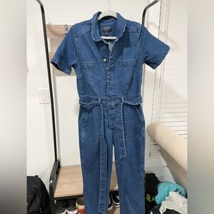 Lucky Brand True Indigo Denim Jumpsuit Size 30